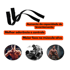 Strap Para Treino Academia - Muscle Life