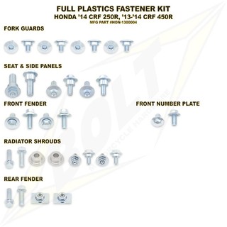 kit-parafuso-bolt-plásticos-crf250R-crf450R