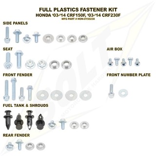 kit-parafuso-bolt-plásticos-crf230-crf150