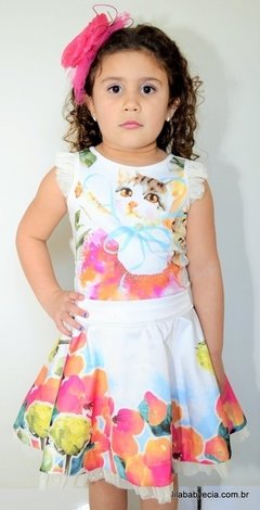 Saia e Blusa Infantil Miss Cake Doce Princesa 530487