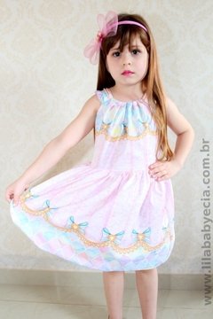 Vestido Infantil Diforini Moda Infanto Juvenil 010771