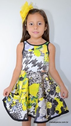 Vestido Infantil Miss Cake Moda Infanto Juvenil 510243