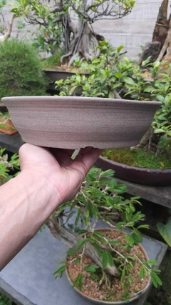 Vaso em cerâmica sem esmalte FujiPot exclusivo A6x22cm
