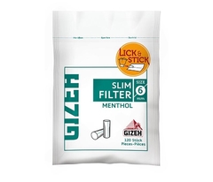 GIZEH FILTROS SLIM MENTHOL