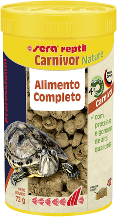 SERA REPTIL PROFESSIONAL CARNIVOR NATURE 72G 53740