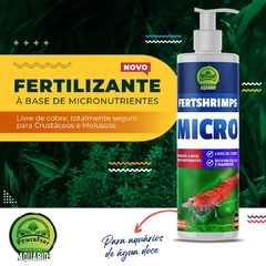 Fertilizante Liquido para Plantas FertShrimps Micro c/valvula Powerfert Tamanho:250ml