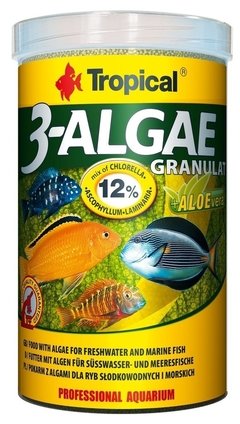 Ração 3-Algae Granulat 110g Tropical