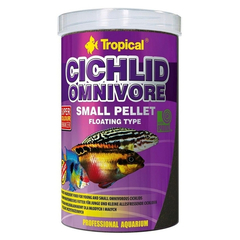 Ração Cichlid Omnivore Small Pellet 360g Tropical