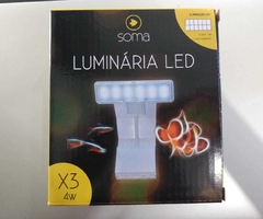 Luminária LED X3 4W BRANCA SOMA