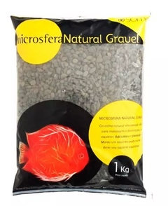 Substrato SOMA Microsfera Natural Gravel Pebble Black 3-5mm 5Kg