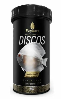 RAÇÃO POYTARA BLACK LINE DISCOS NATURAL 95G