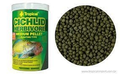 Ração Cichlid Herbivore 180g Tropical