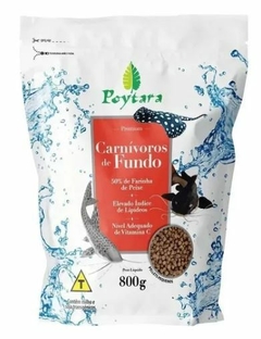 RAÇÃO POYTARA CARNIVOROS DE FUNDO P 800G (BAG)