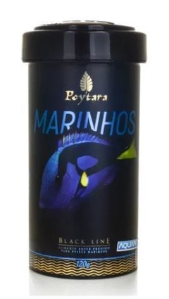 Ração Poytara Black Line Marinhos Pellets M 120g