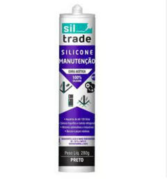 Siltrade Silicone Manutenção Preto 280g