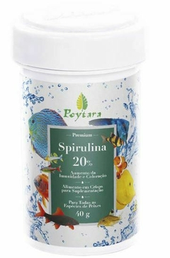 Ração Tropicais Spirulina 20% 40g Poytara