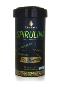 Ração Poytara Black Line Spirulina 40% Pellets M 120g