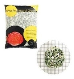 Substrato SOMA Microsfera Natural Gravel Jade Green 3-4mm 1Kg