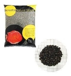 Substrato SOMA Microsfera Natural Gravel Pebble Black 6-9mm 1Kg