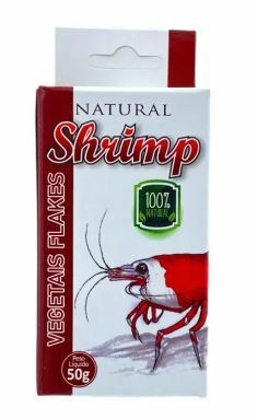 NATURAL SHRIMP Vegetais Flakes 30g