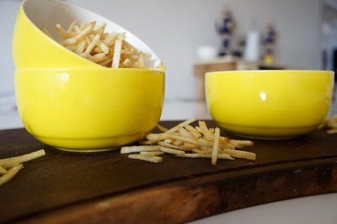 Bowl de cerámica amarillo