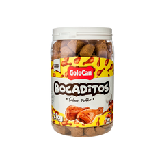 Golocan Bocaditos sabor Banana frasco 2 kg (242 unid x frasco)