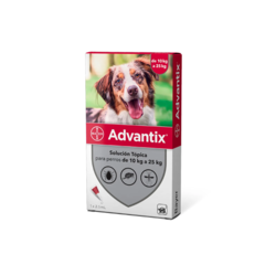 ADVANTIX PERRO 10 A 25 KG