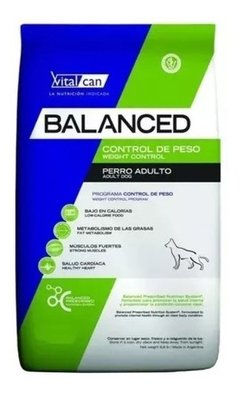 Vital Can Balanced Perro Control Peso X 20 Kg en internet