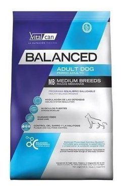 Vital Can Balanced Adulto Raza Mediana X 12 Kg