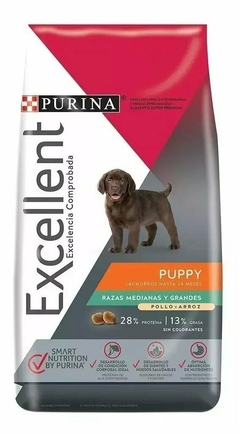 Excellent Puppy Raza Mediana y Grande x 15 Kg