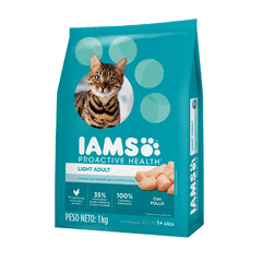 Iams Cat Food Light x 1kg