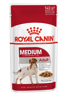 Royal Canin Pouch Medium Adult 10 Uni X 140 Gr