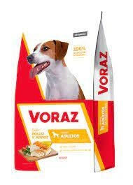 Voraz Perros Adultos Pollo y Arroz x 20 kg