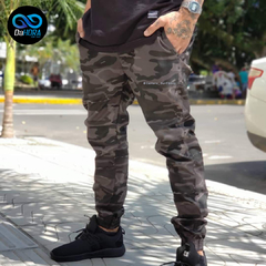 CALÇA JOGGER CAMUFLADA