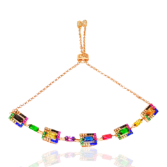 comprar-pulseira-prata-925-banho-ouro-rose-pedra-retangular-rainbow-regulavel