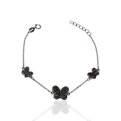 comprar-pulseira-prata-925-rodio-negro-borboletinhas-zirconias