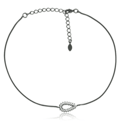 comprar-choker-rodio-negro-gota-horizontal-zirconias