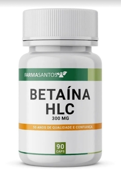 Cloridrato De Betaína 300mg 90 Cápsulas - comprar online