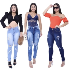 Calça skinny feminina cós Alto atacado e varejo