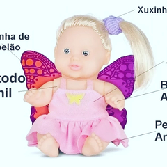 Boneca fadinha, na caixa brinquedo-atacado e varej - Josue Eletros