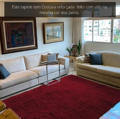 Tapete grande macio 2x3 metros sala quarto etc - loja online