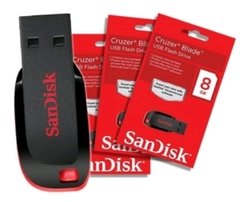 Pendrive 8 GB memória SanDisk original - comprar online