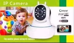 Camera Ip Wireless Sem Fio Wifi Hd 2 Antenas