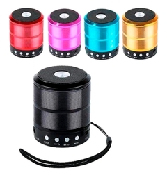 MINI CAIXA DE SOM RECARREGÁVEL PORTÁTIL SPEAKER WS-887, POTENTE " PRONTA ENTREGA.