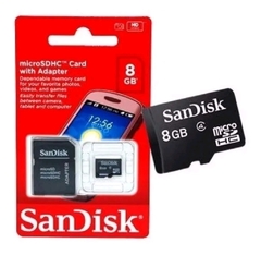 Cartão de memória Sandisk 8GB