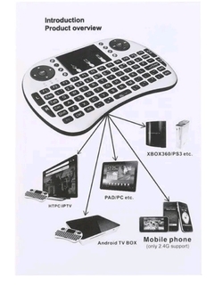 Mini teclado sem fio - Josue Eletros