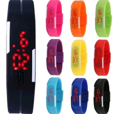 Pulseira sport relógio de silicone