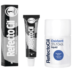 Refectocil Tintura para Sobrancelhas Preto 1.0 e Oxidante 100ml