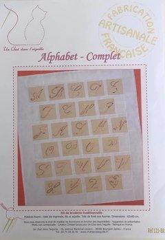 Ref 121 - Kit Bordado Alphabet Complet