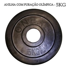 Anilha Emborrachada Crossfit Oneal - 5Kg